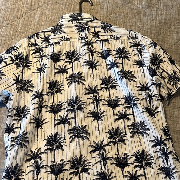 Burnside Palm Tree Short Sleeve Button Down - Picture 3 of 3